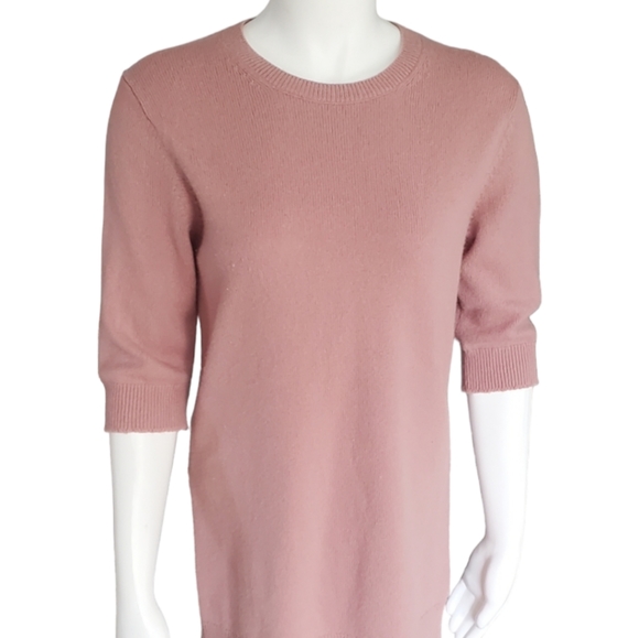 Vince 100%Cashmere Mauve Short Sleeve  Top. Sz. Small Petite. - Picture 8 of 15